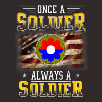 9th Infantry Division Veteran  Always A Soldier Racerback Tank | Artistshot