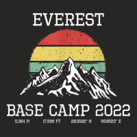 Climbed Base Camp Mount Everest South 2022 Hike Nepal Sun T Shirt Ladies Fitted T-shirt | Artistshot