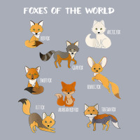 Foxes Of The World Funny Fox Animals Educational T Shirt Tank Dress | Artistshot