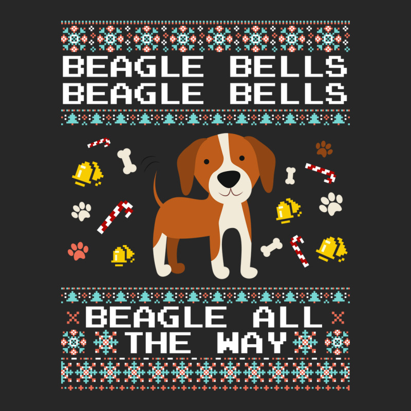 Beagle Bells Beagle All The Way Ugly Sweater Christmas Shirt Women's