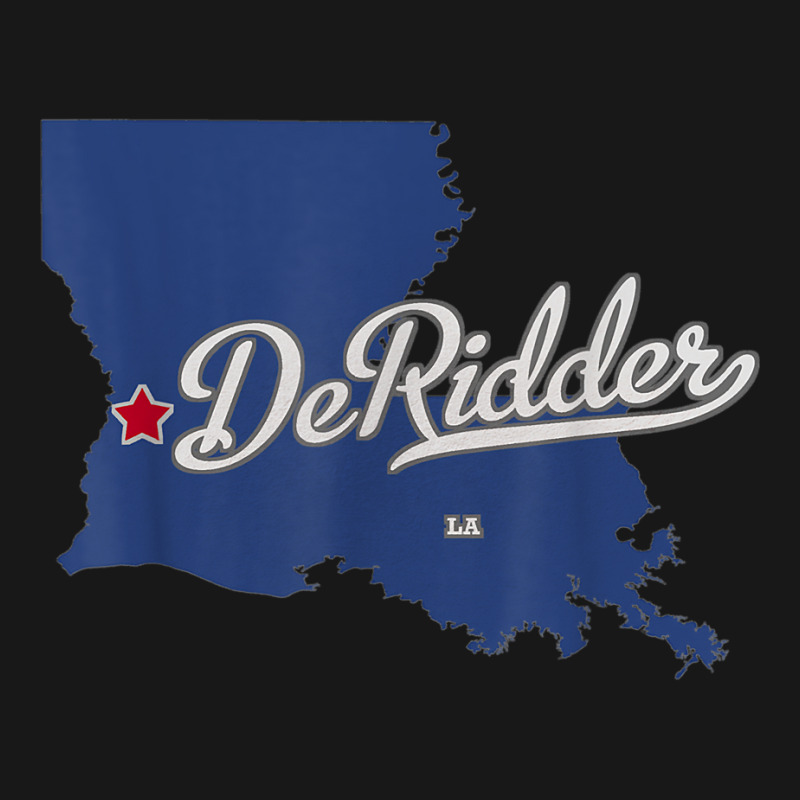 Deridder Louisiana La Map T Shirt Flannel Shirt | Artistshot