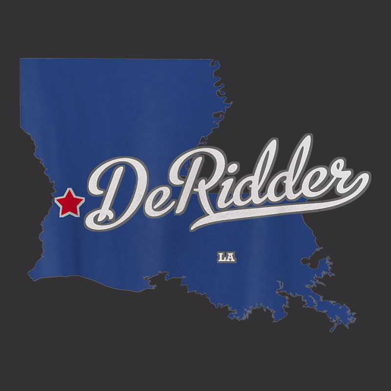 Deridder Louisiana La Map T Shirt Vintage Hoodie | Artistshot