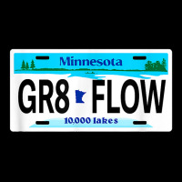 Gr8 Flow Hair Minnesota Mn License Plate Gift Ice Hockey T Shirt Maternity Scoop Neck T-shirt | Artistshot