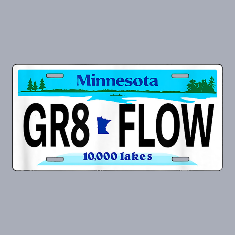 Gr8 Flow Hair Minnesota Mn License Plate Gift Ice Hockey T Shirt Tank Dress by araceliphexy | Artistshot