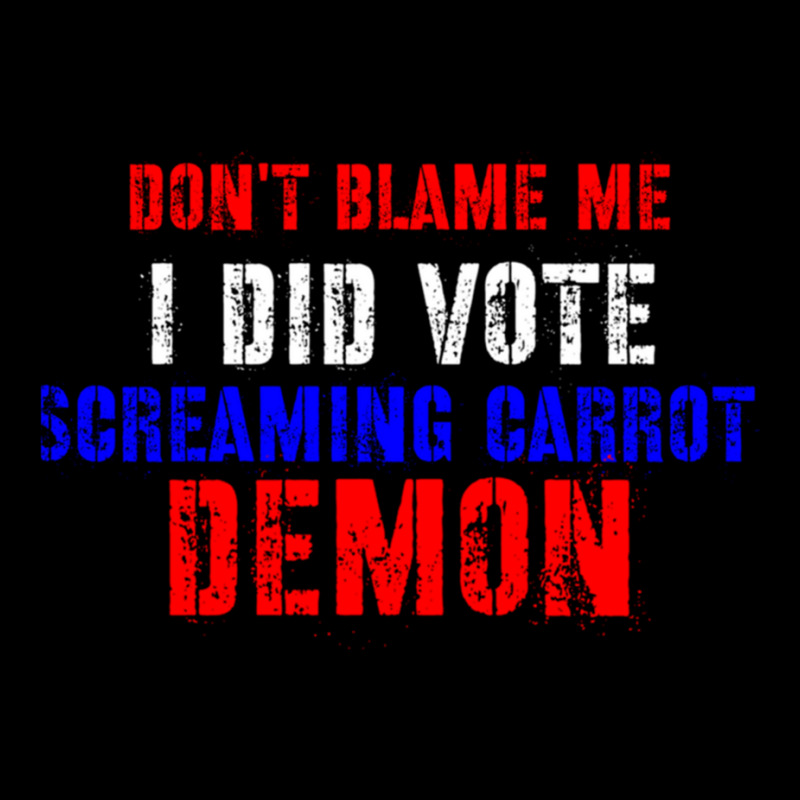 Don't Blame Me I Didn't Vote Screaming Carrot Demon V-Neck Tee by FRANCONESBY | Artistshot