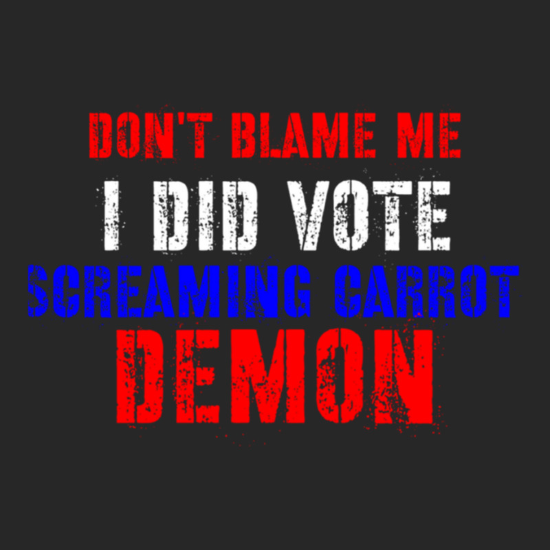 Don't Blame Me I Didn't Vote Screaming Carrot Demon Men's T-shirt Pajama Set by FRANCONESBY | Artistshot