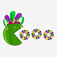 Funny Mardi Gras Hat Eating King Cakes Mardi Gras T Shirt Slide Sandal | Artistshot