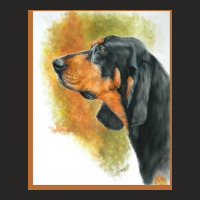 Black & Tan Coonhound Ladies Fitted T-shirt | Artistshot