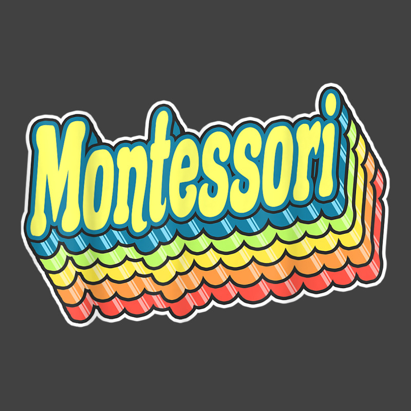 Montessori Retro Back To School Gift For Teachers Christmas Vintage T-shirt | Artistshot