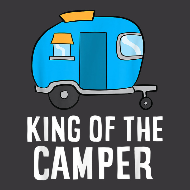 Camping King Of The Camper Rv Camper Dad Camper King Ladies Curvy T-Shirt by STEVEHARDING | Artistshot