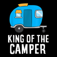 Camping King Of The Camper Rv Camper Dad Camper King Cropped Sweater | Artistshot