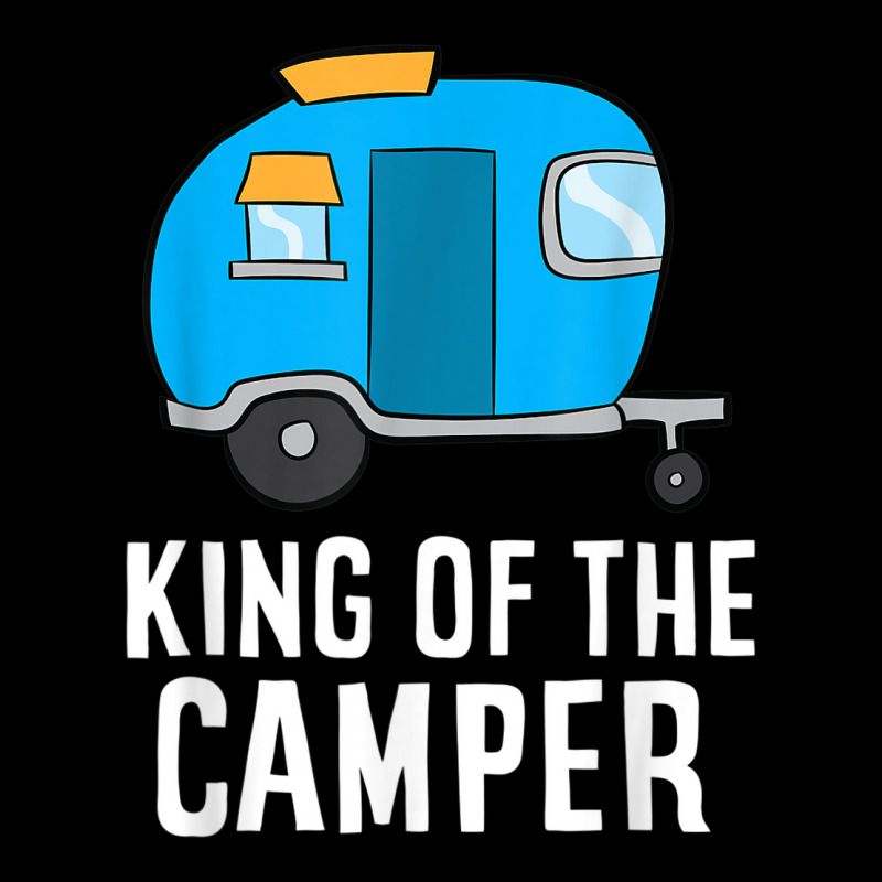 Camping King Of The Camper Rv Camper Dad Camper King Cropped Sweater by STEVEHARDING | Artistshot