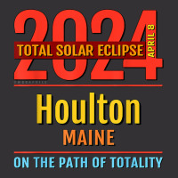 Houlton Maine Me Total Solar Eclipse 2024  4  T Shirt Vintage Hoodie | Artistshot