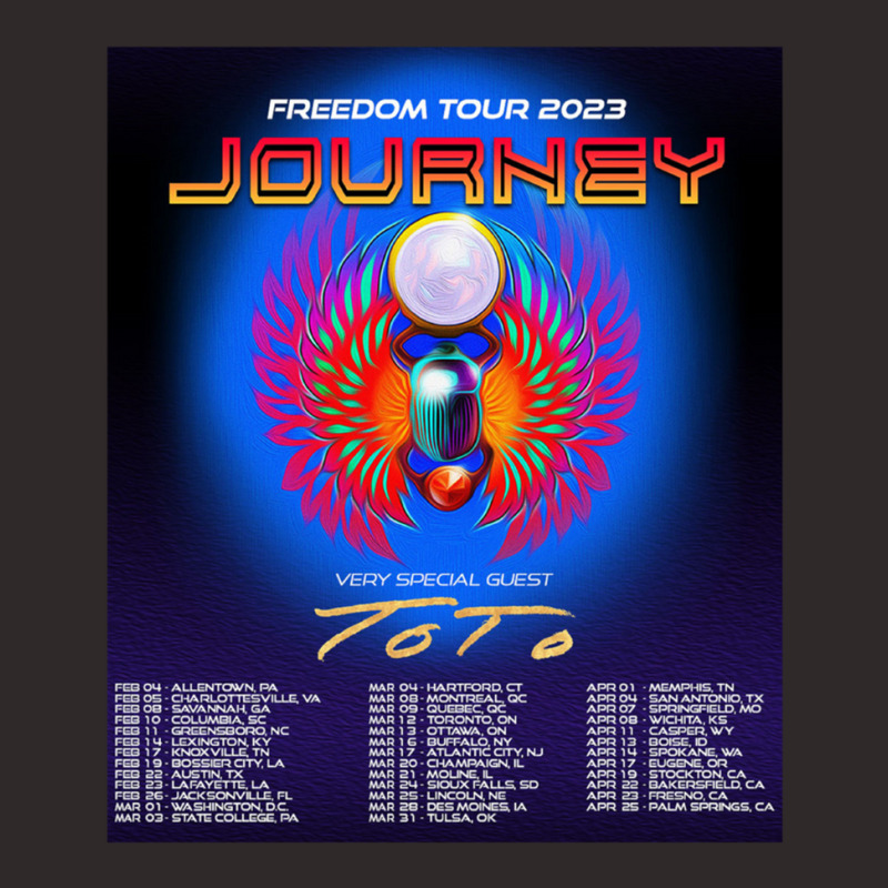 Jrny Freedom Tour 2023 With Locations Ang Dates Racerback Tank by BobbyBorthgardt | Artistshot