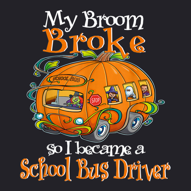 My Broom Broke So I Became A School Bus Driver Unisex Sherpa-lined Denim Jacket | Artistshot