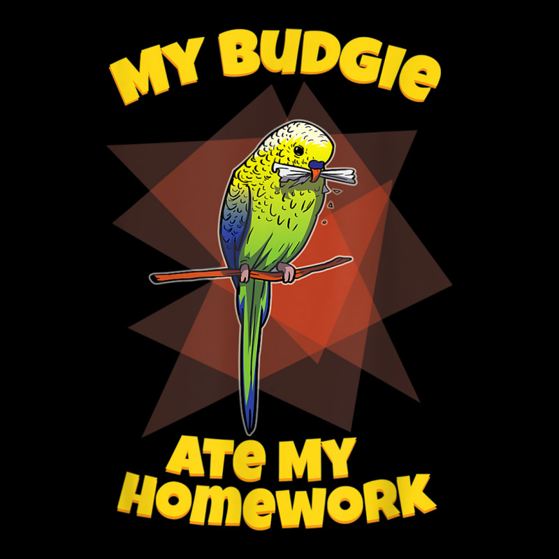 My Budgie Ate My Homework Budgerigar Parakeet Long Sleeve Shirts | Artistshot