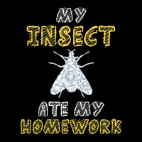 My Insect Ate My Homework Bug Fly Wasp Kid Back To School Zipper Hoodie | Artistshot