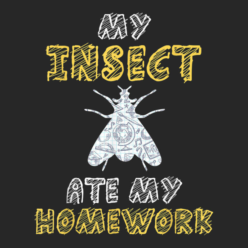 My Insect Ate My Homework Bug Fly Wasp Kid Back To School Men's T-shirt Pajama Set | Artistshot