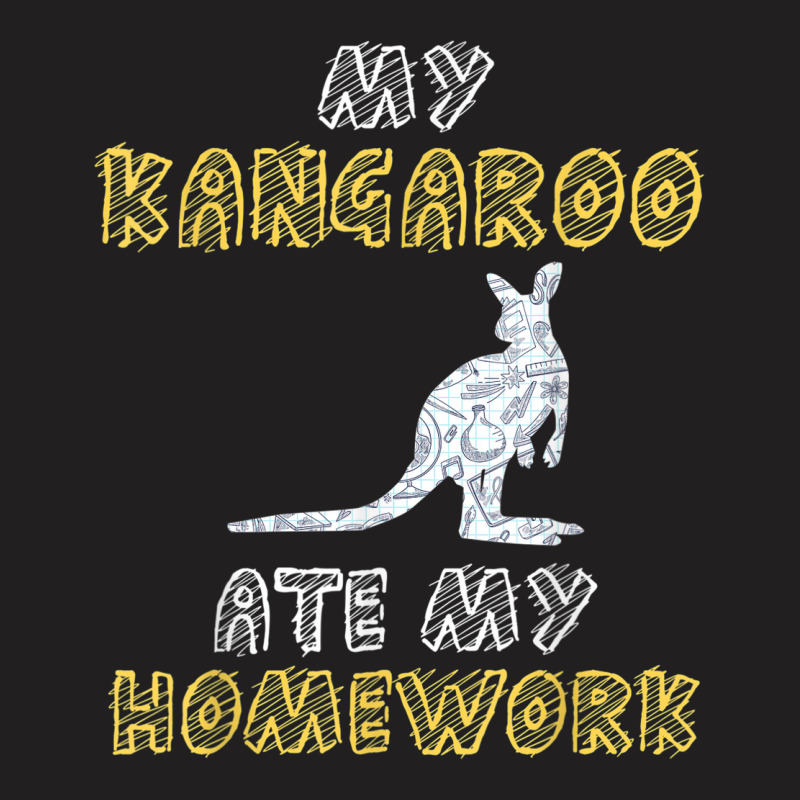 My Kangaroo Ate My Homework Wallaroo Joey Kid Back To School T-shirt | Artistshot