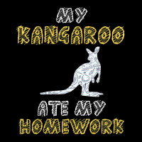 My Kangaroo Ate My Homework Wallaroo Joey Kid Back To School Pocket T-shirt | Artistshot