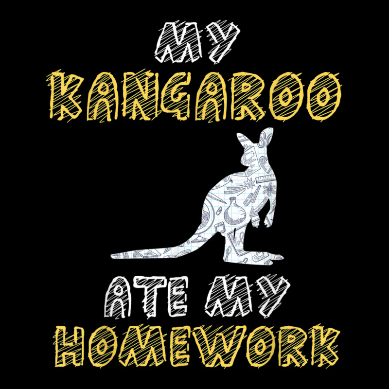 My Kangaroo Ate My Homework Wallaroo Joey Kid Back To School Pocket T-shirt | Artistshot