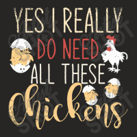 Chicken T Shirt Retro Farm Animal Chicken Ladies Fitted T-shirt | Artistshot