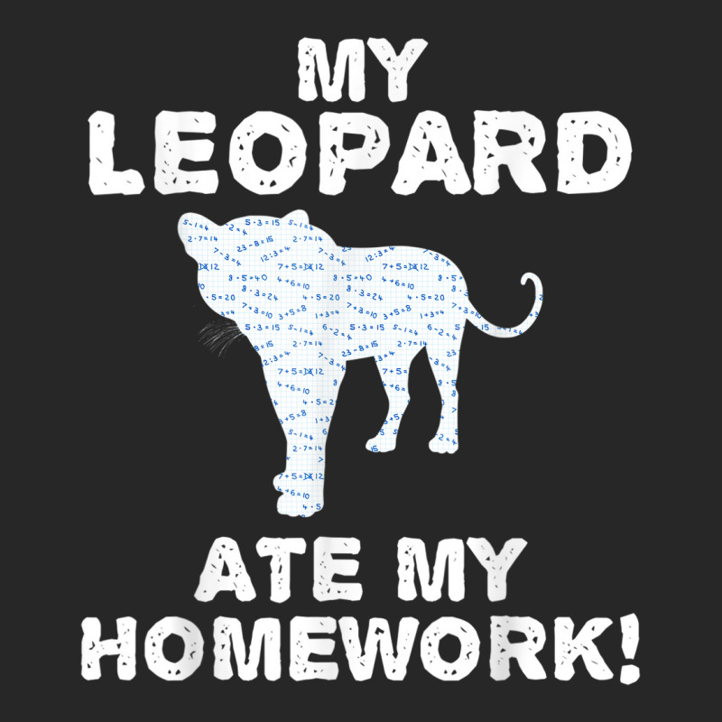 My Leopard Ate My Homework Panther Animal Back To School Kid Men's T-shirt Pajama Set | Artistshot