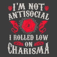 I'm Not Antisocial I Rolled Low On Charisma Dice Rpg Gamer T Shirt Men's Polo Shirt | Artistshot