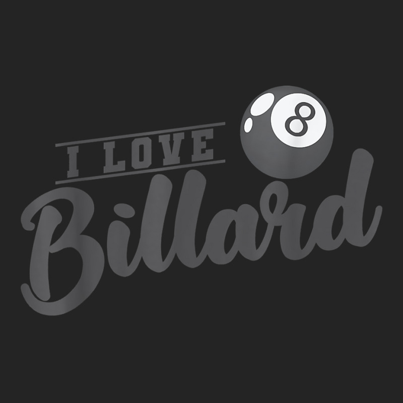 I Love Billiards Ball T Shirt 3/4 Sleeve Shirt | Artistshot