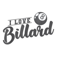 I Love Billiards Ball T Shirt Unisex Hoodie | Artistshot