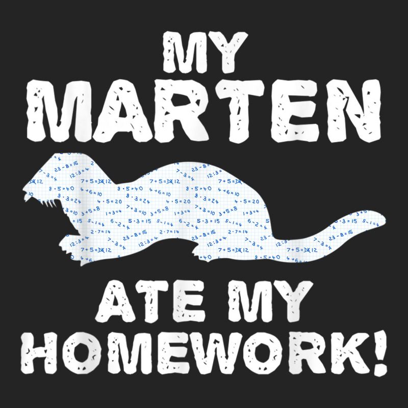 My Marten Ate My Homework Mustelid Animal Back To School Kid 3/4 Sleeve Shirt | Artistshot