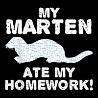 My Marten Ate My Homework Mustelid Animal Back To School Kid Fleece Short | Artistshot