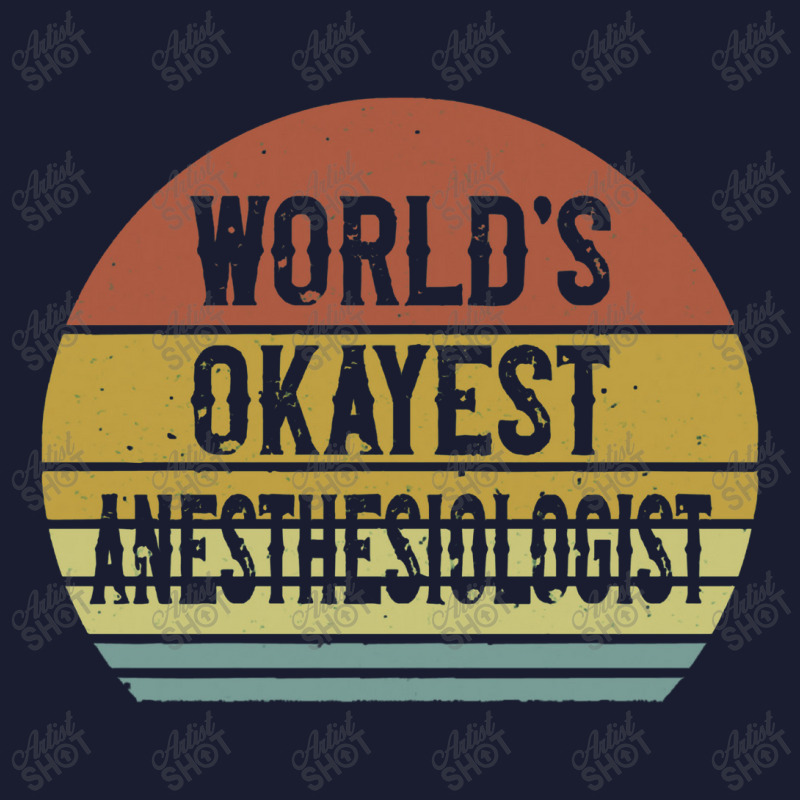 Anesthesiologist T Shirt World's Okayest Anesthesiologist Women's V-neck T-shirt | Artistshot