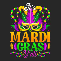 It's Mardi Gras Yall Funny Mask Beads Parade New Orleans T Shirt Women's Pajamas Set | Artistshot