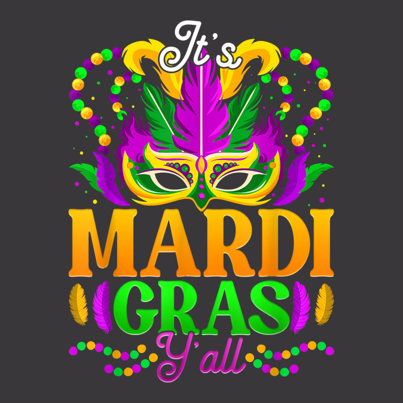 It's Mardi Gras Yall Funny Mask Beads Parade New Orleans T Shirt Ladies Curvy T-Shirt by kamrynshut8 | Artistshot