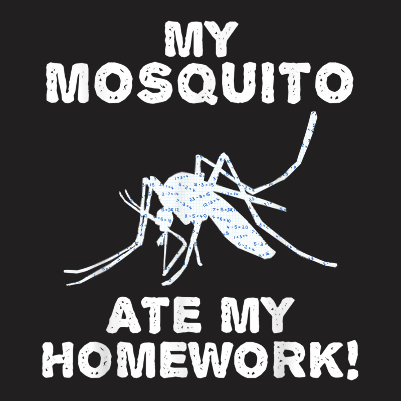 My Mosquito Ate My Homework Insect Gnat Back To School Kid T-shirt | Artistshot