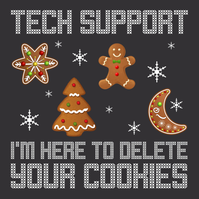 Funny Christmas Tech Support  Computer Progra Quote Vintage Hoodie | Artistshot