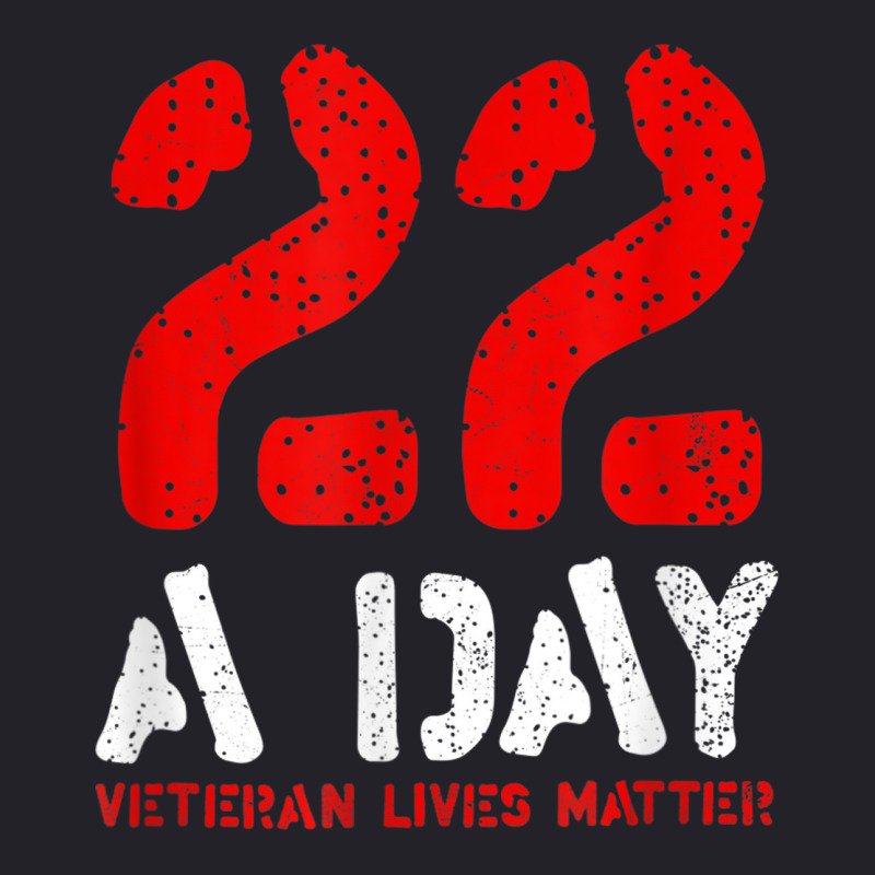 22 A Day Veteran Lives Matter Awareness Unisex Sherpa-Lined Denim Jacket by ALFREDMCGOWAN | Artistshot