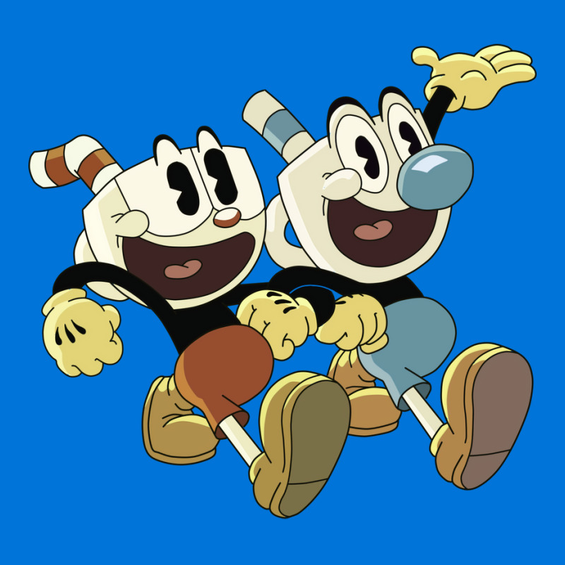 Cuphead And Mugman Blue Graphic T-shirt | Artistshot