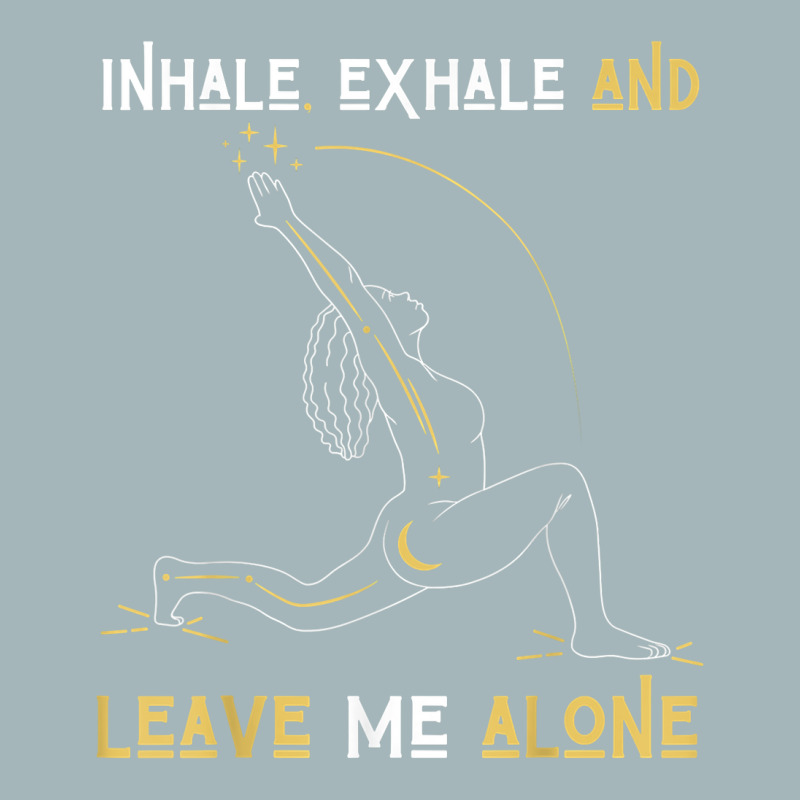 Inhale Exhale & Leave Me Alone Mental Self Help Love Woman T Shirt Unisex Sherpa-Lined Denim Jacket by shanesxk | Artistshot