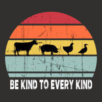 Be Kind To Every Kind T  Vegan Vegetarian Retro Quote Champion Hoodie | Artistshot