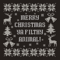 Merry Christmas Ya Filthy Animal Stars Tank Top | Artistshot