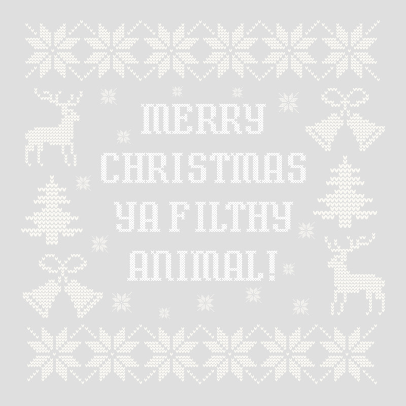 Merry Christmas Ya Filthy Animal Stars V-neck Tee | Artistshot