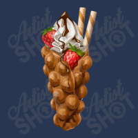 Bubble Waffle Ice Cream ,egg Bubble Waffle Vanilla Ice Cream Men Denim Jacket | Artistshot