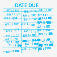 Library Due Date Cards Stamp Book Return Librarian Date Due T Shirt Youth 3/4 Sleeve | Artistshot