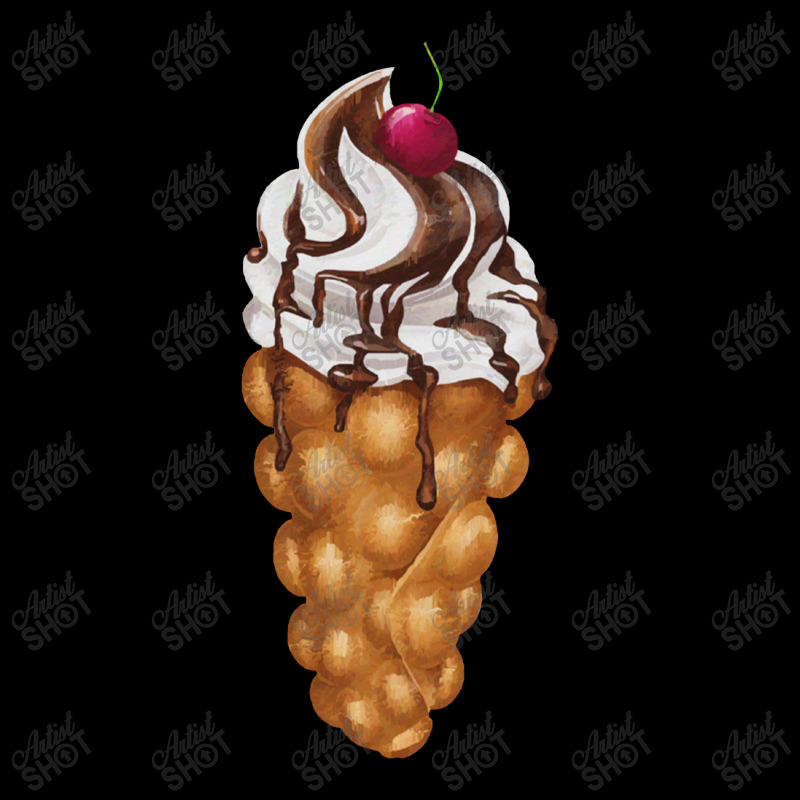 Bubble Waffle Ice Cream,egg Bubble Waffle Vanilla Ice Cream Adjustable Cap by tomjerrycrush39 | Artistshot