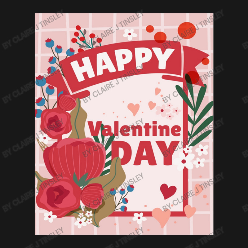 Happy Valentine Day Flannel Shirt by Claire J Tinsley | Artistshot