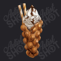 Bubble Waffle Ice Cream,egg Bubble Waffle Vanilla Ice Cream Youth Tee | Artistshot