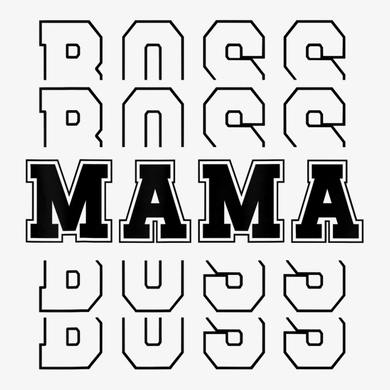 Mama Boss, Mama Tops Casual Print Cute Shirts Graphic T Shirt Ladies Fitted T-Shirt by casimircorjki0 | Artistshot