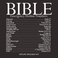 Bible Emergency Hotline Numbers Shirt, Bible Verse Shirt Racerback Tank | Artistshot